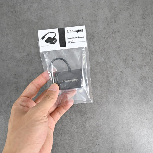 Chouqing Black Memory Card Reader Smart Card Reader Micro SD Card Adapter