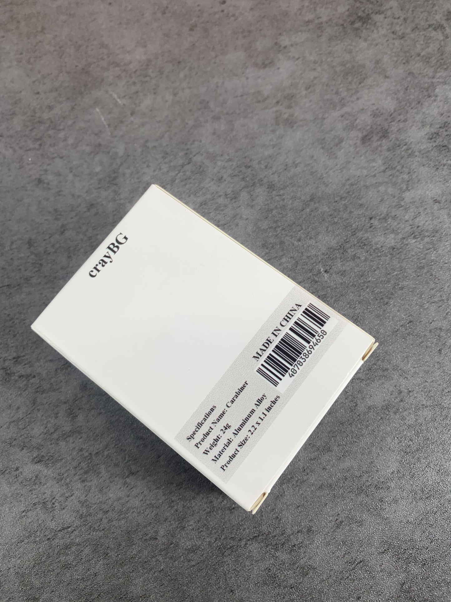 crayBG 2Pcs Aluminum Alloy Hook D‑Ring Carabiner Snap Hook for Outdoor Hiking Camping