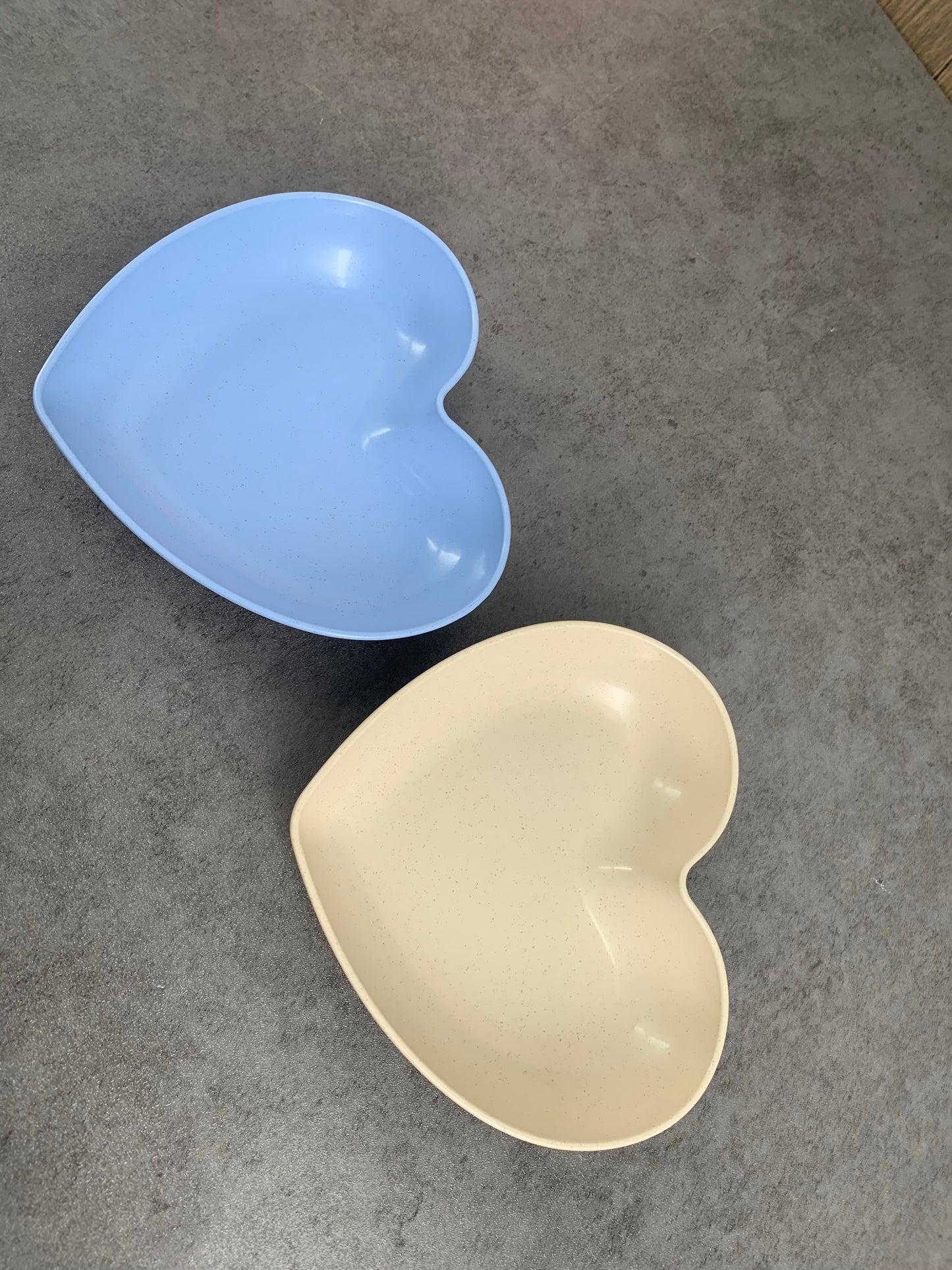 Teyearlife Heart Shaped Dinner Plates Salad Dessert Plate