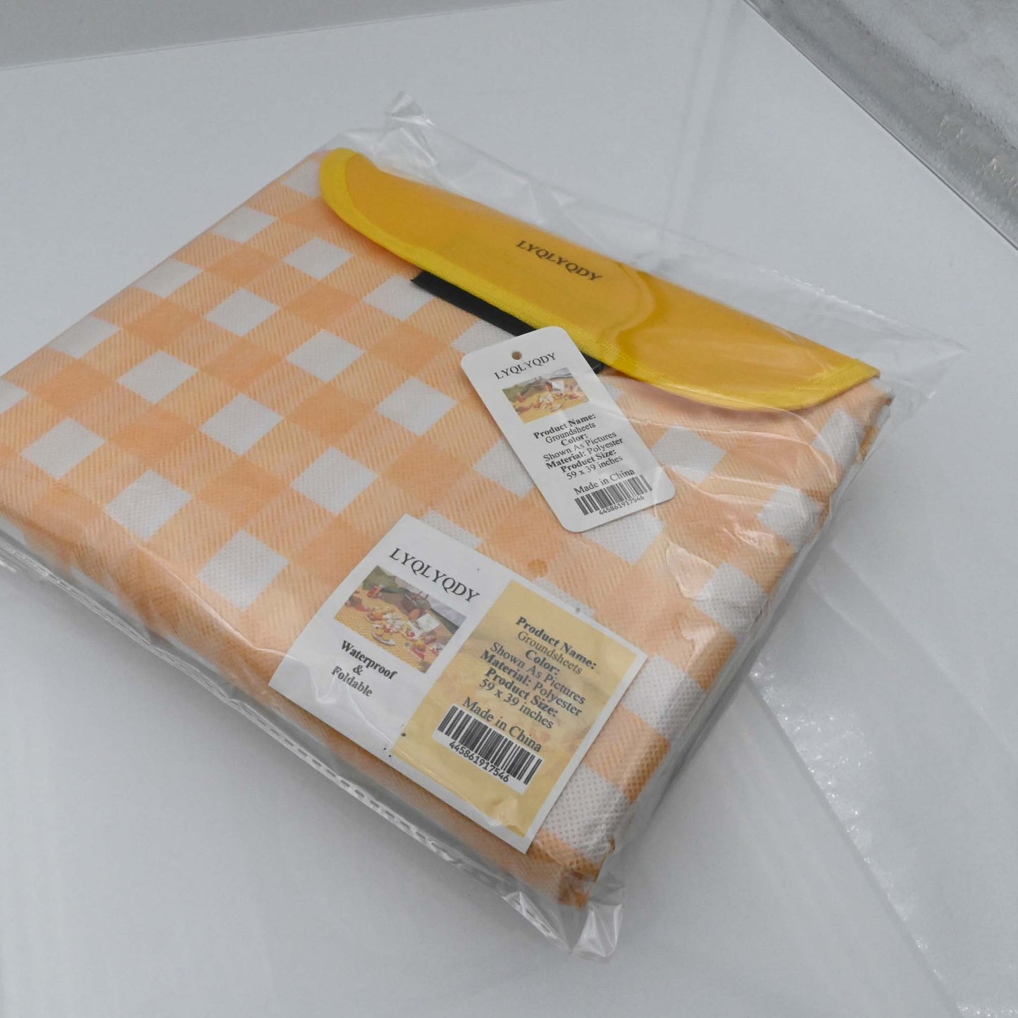 LYQLYQDY Groundsheets Picnic Portable Foldable Plaid Blanket Groundsheet Waterproof Sheet