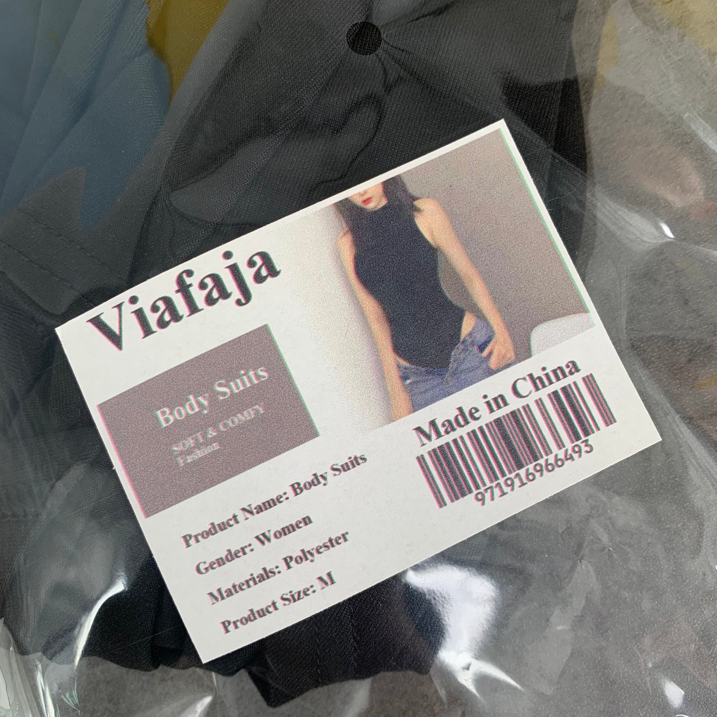 Viafaja Body Suits Sexy Sleeveless Tank Top Bodysuit