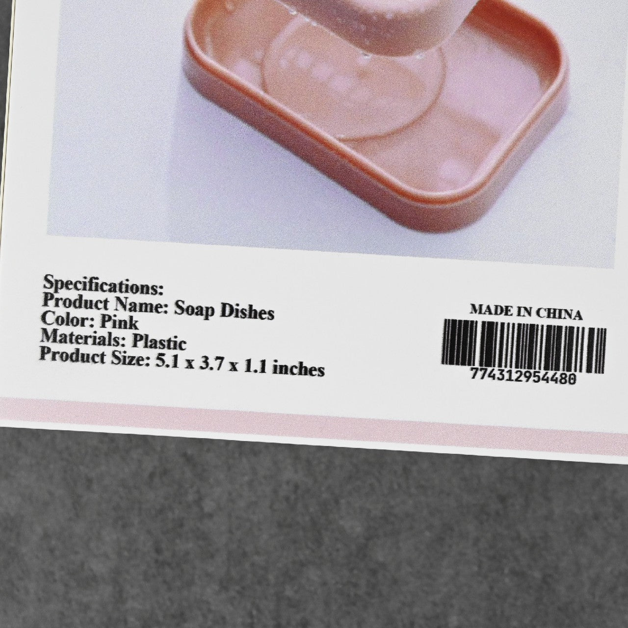 Hyofe Soap Boxes Soap Holder for Shower Bathroom Kitchen Sink in Pink