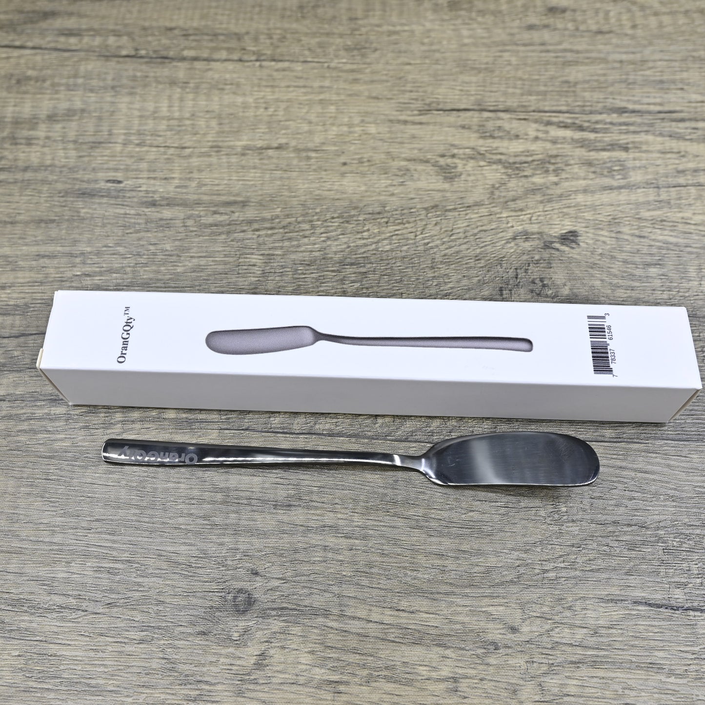 OranGQty 304 Stainless Steel Golden Butter Knife Jam Knife Long Handle Knife