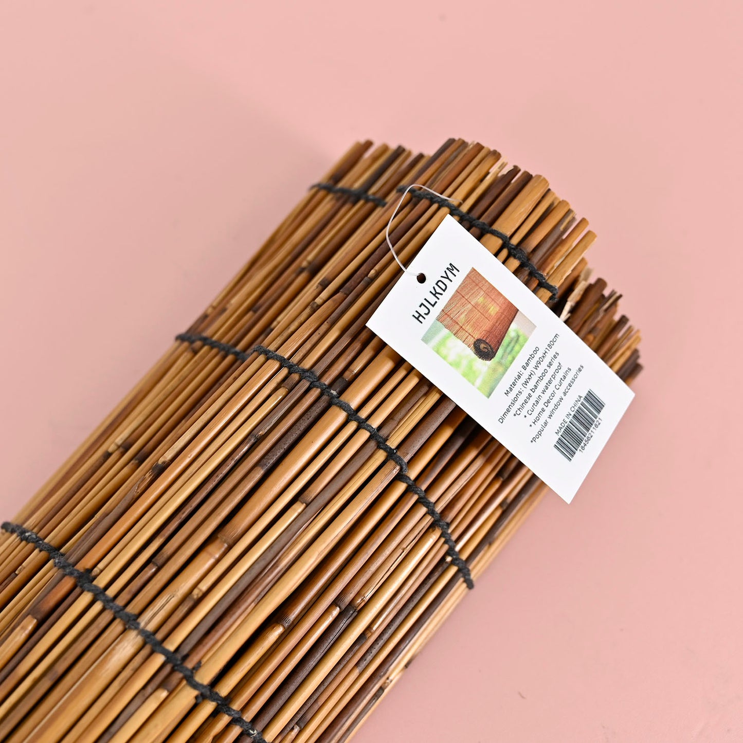 HJLKDYM Natural Classic Bamboo Blinds Light Filtering Window Curtains