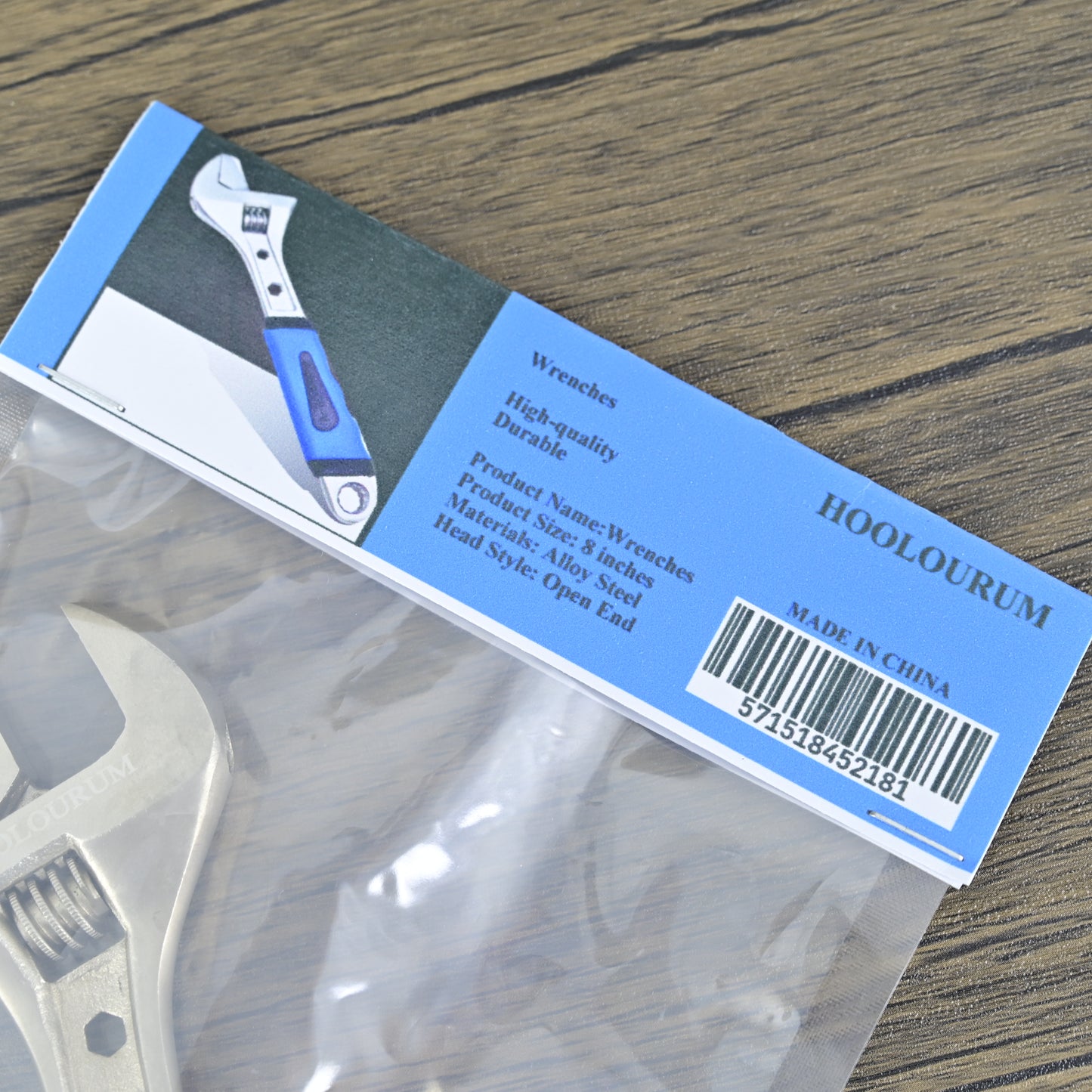 HOOLOURUM Adjustable Wrench Tool Multifunctional Movable Mouth Wrench Universal Large Opening Wrench