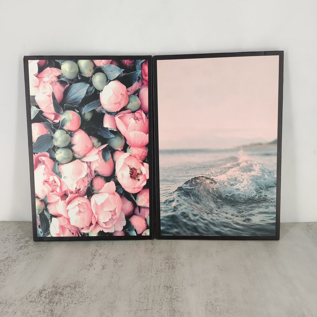REDAMANCY Framed Paintings Art Modern Wall Art Hanging Paintings for Living Room