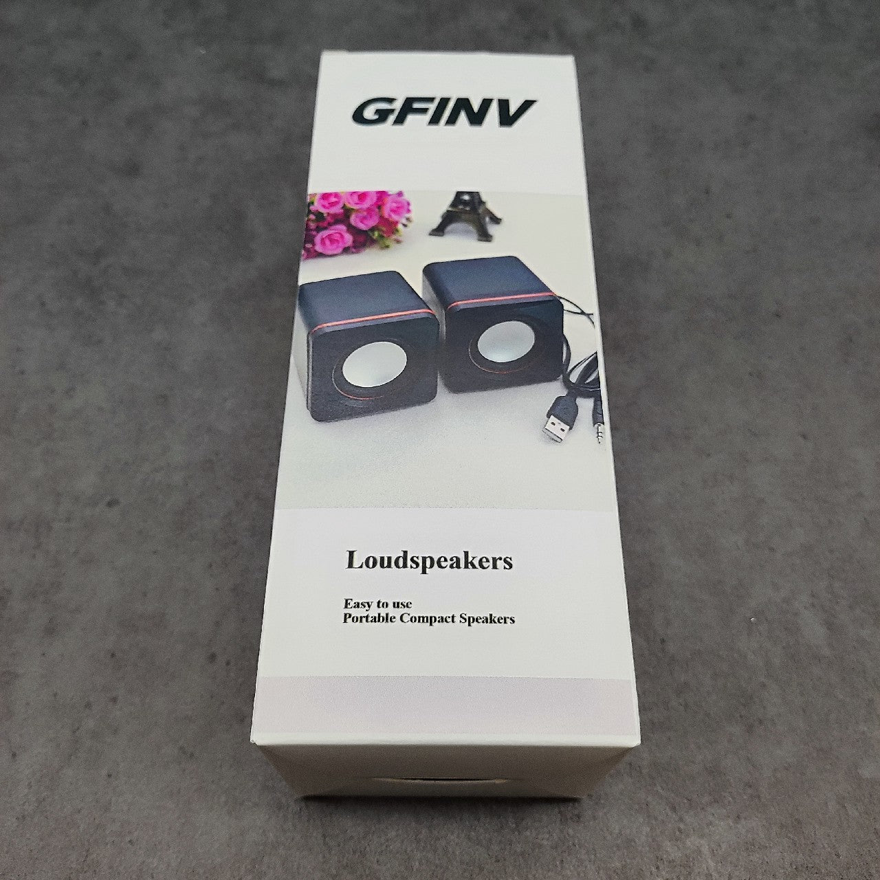 Gfinv Loudspeakers Portable Mini USB 2.0 Stereo Speaker