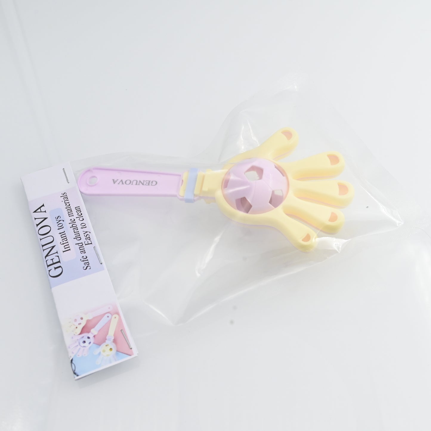 GENUOVA Infant Toys Fashion Colorful Bells Hand Clapper Children Clapping Toy
