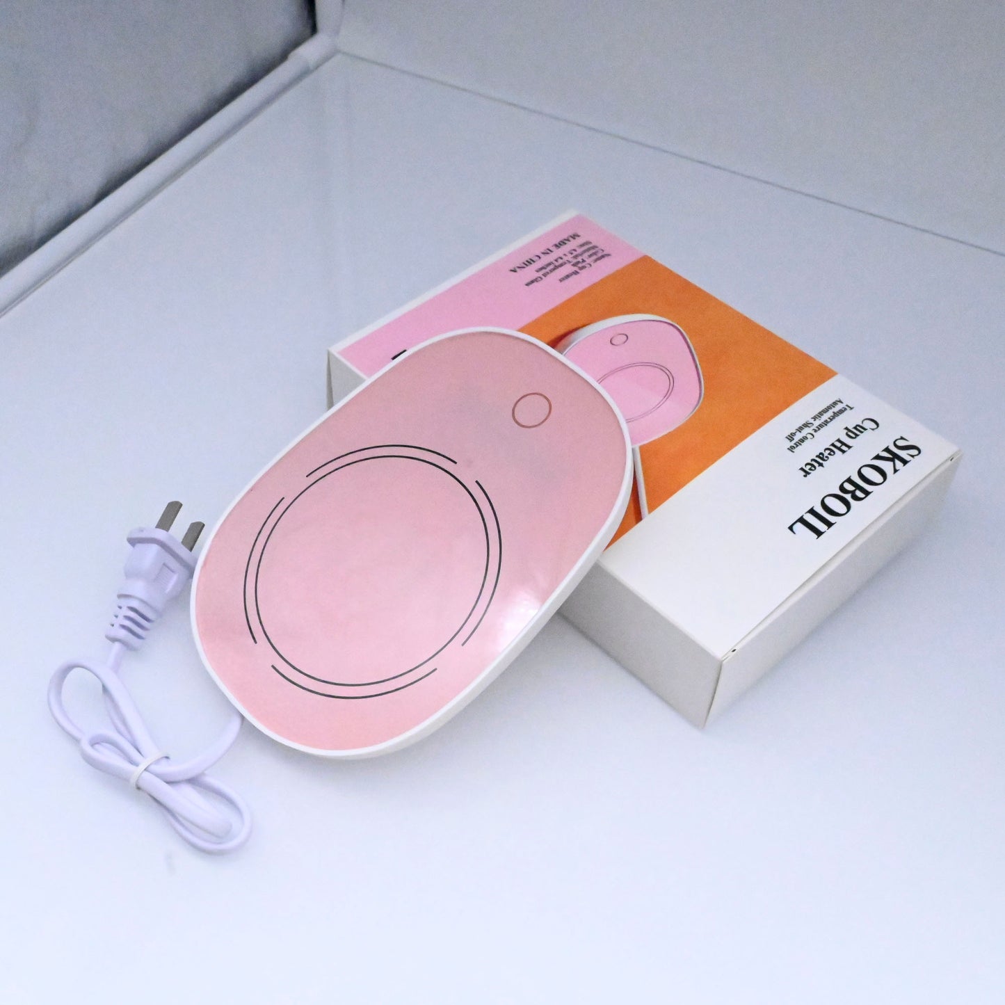 SKOBOIL Cup Heater Pad USB Fast Heating Cup Warmer for Home Desk Office
