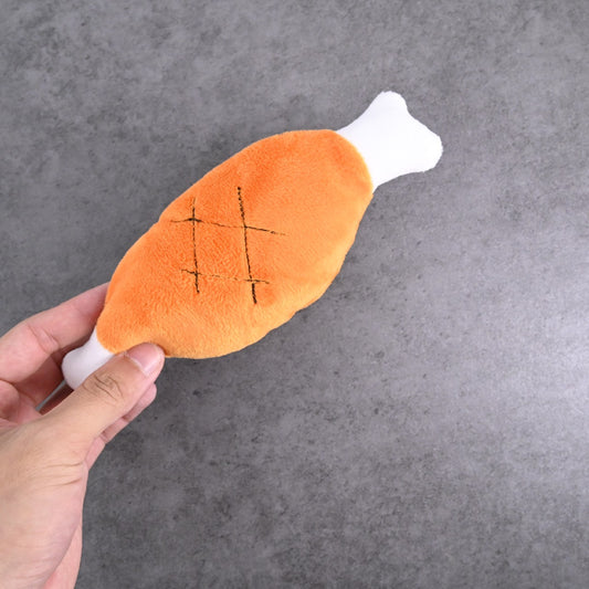 Linpote Smart Plush Toys Plush Squeaky Toy Bite-Resistant Dog Chew Toy