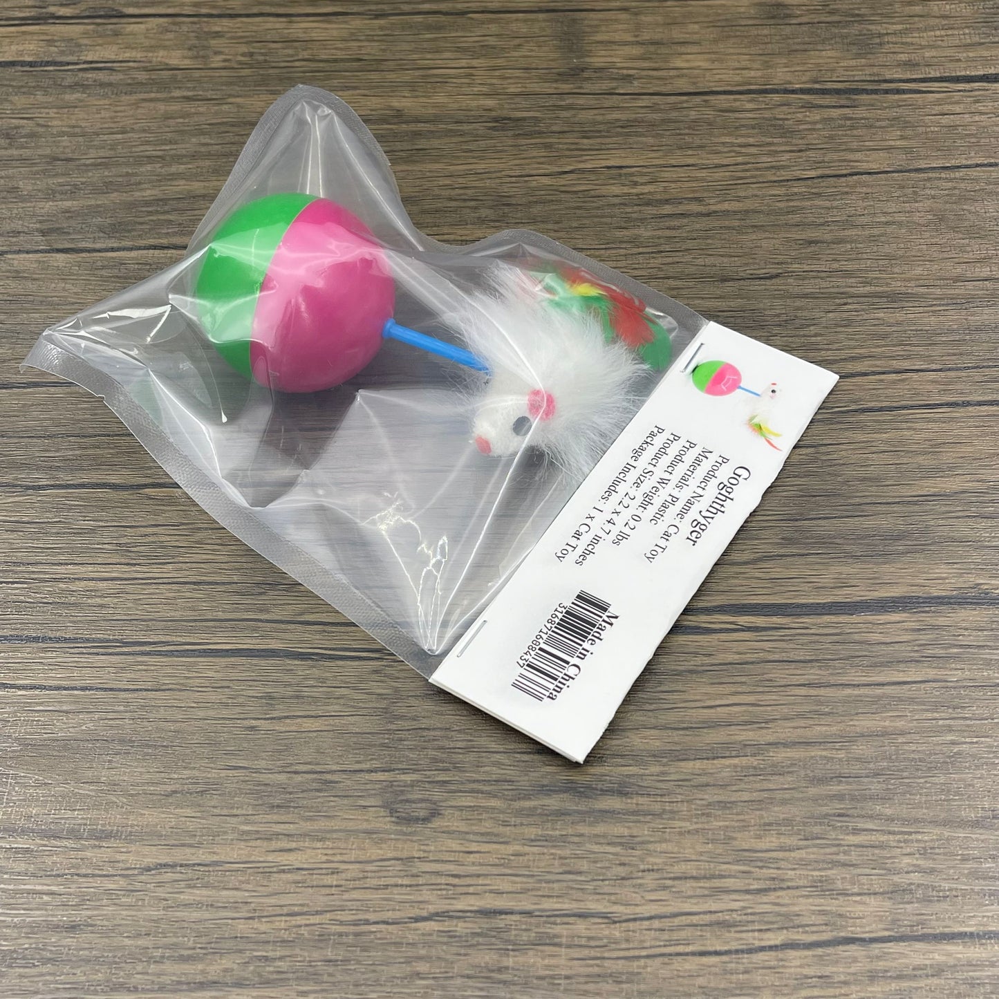 Goghthyger High-quality Tumbler Cat Toy Pet Cat Toy Interactive Kitty Toy with Feather Tumbler
