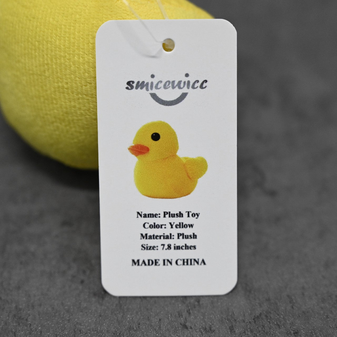 smicewicc Yellow Duck Soft Plush Sleeping Pillow Stuffed Animal Toys for Kids