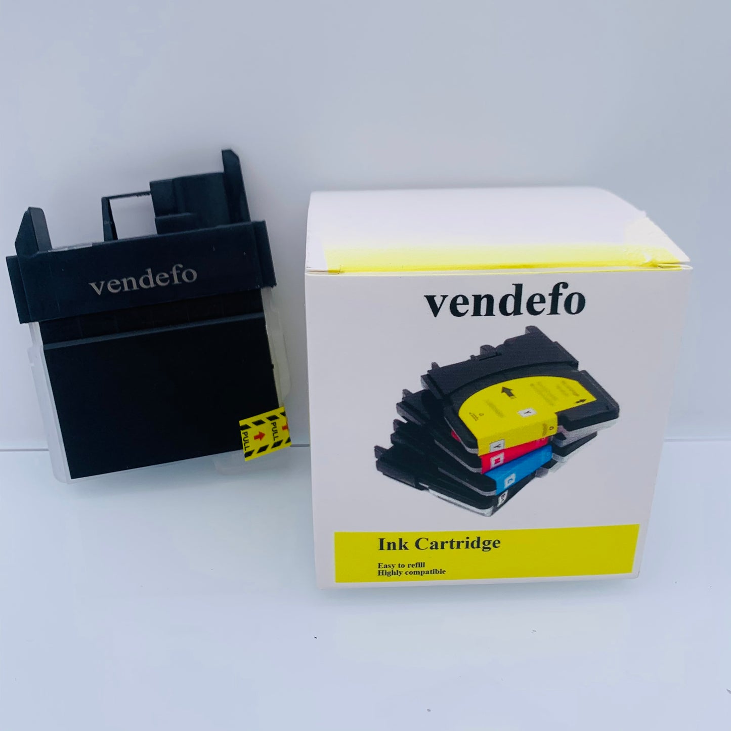 vendefo Printers Ink Cartridges Suited for MFC-J265W MFC-J410 J415W LC975BK 985, Black