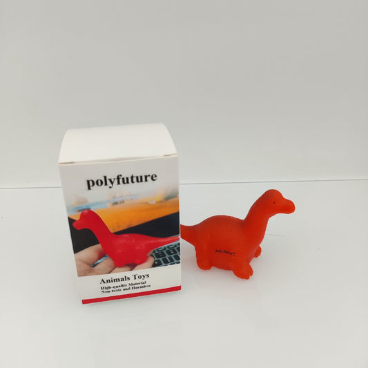 polyfuture Mini Dinosaur Toys Set Party Favors for Kids, Red