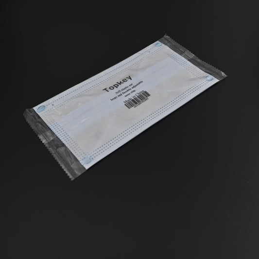 Topkey 100pcs Surgical Masks Blue Masks, 3 Ply Protection Face Masks