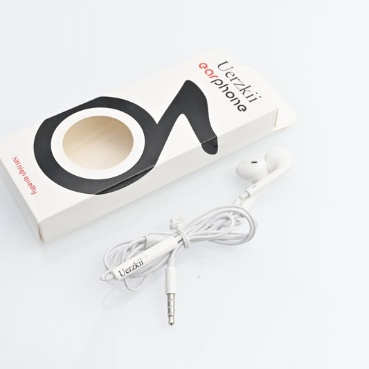 Uerzkii 3.5mm Wired Earphones Headphone Mic Earbuds Stereo
