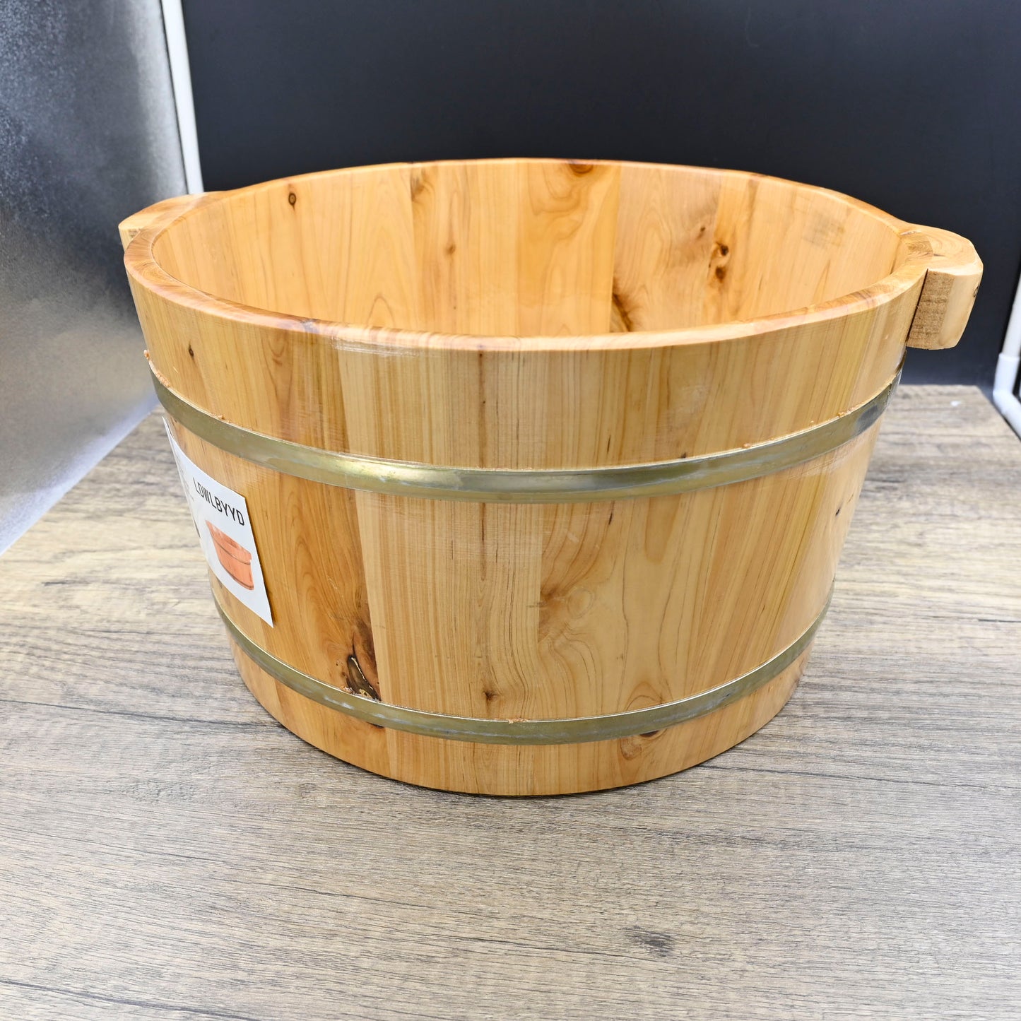 LDWLBYYD Wood Keg Wooden Bucket Foot Bath Barrel