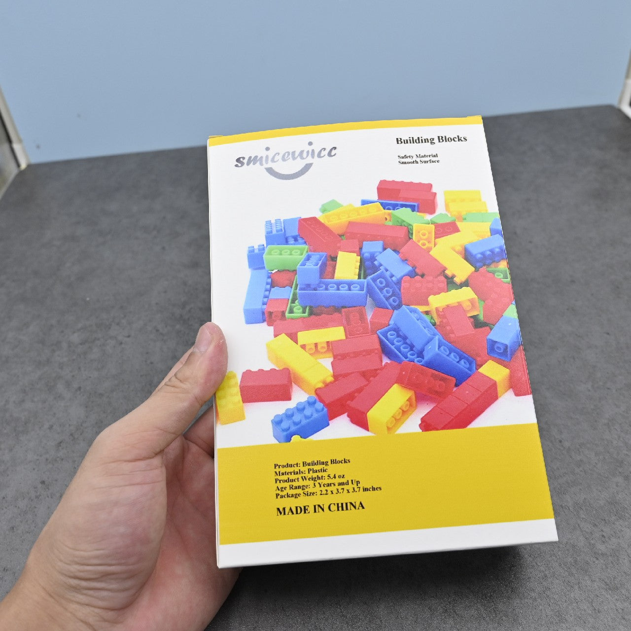 smicewicc Plastic Building Blocks Construction Toy Education Toys for Kids