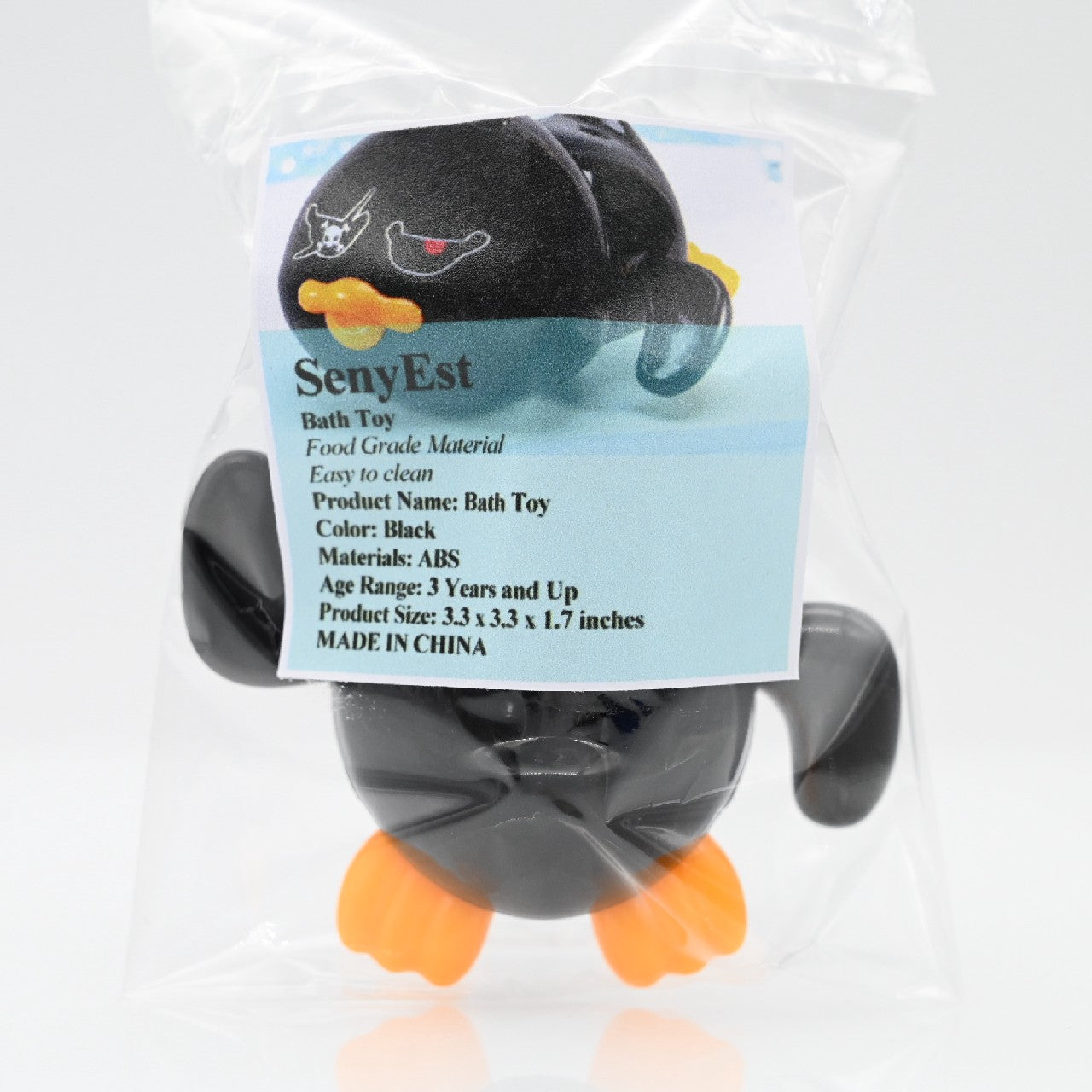 SenyEst Black Baby Bath Toys Duck Baby Children Boys Girls Playing In The Water