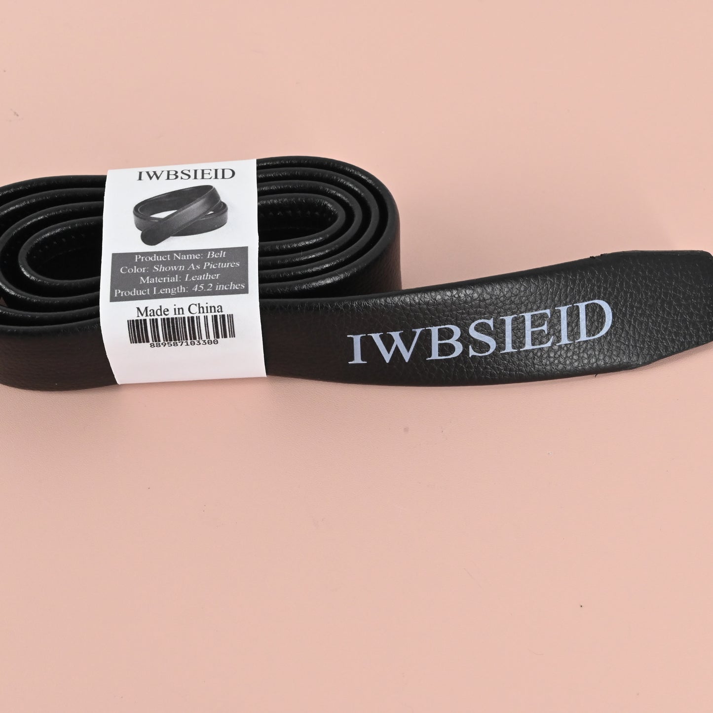 IWBSIEID Leather Automatic Belt For Men Leather Mens Business Strap