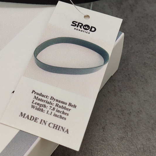 SROD ROBOTICS Dynamo Belt Durable High Performance Dynamo Belt , Black, 7.8 Inch