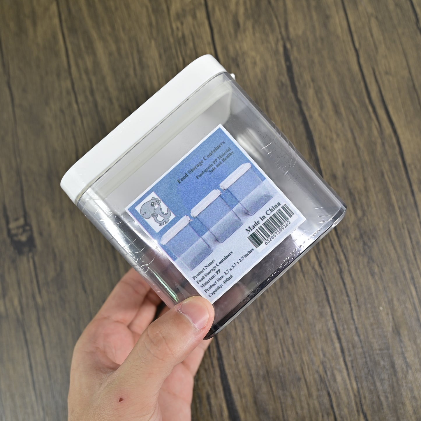 Transparent Plastic Dry Food Storage Box