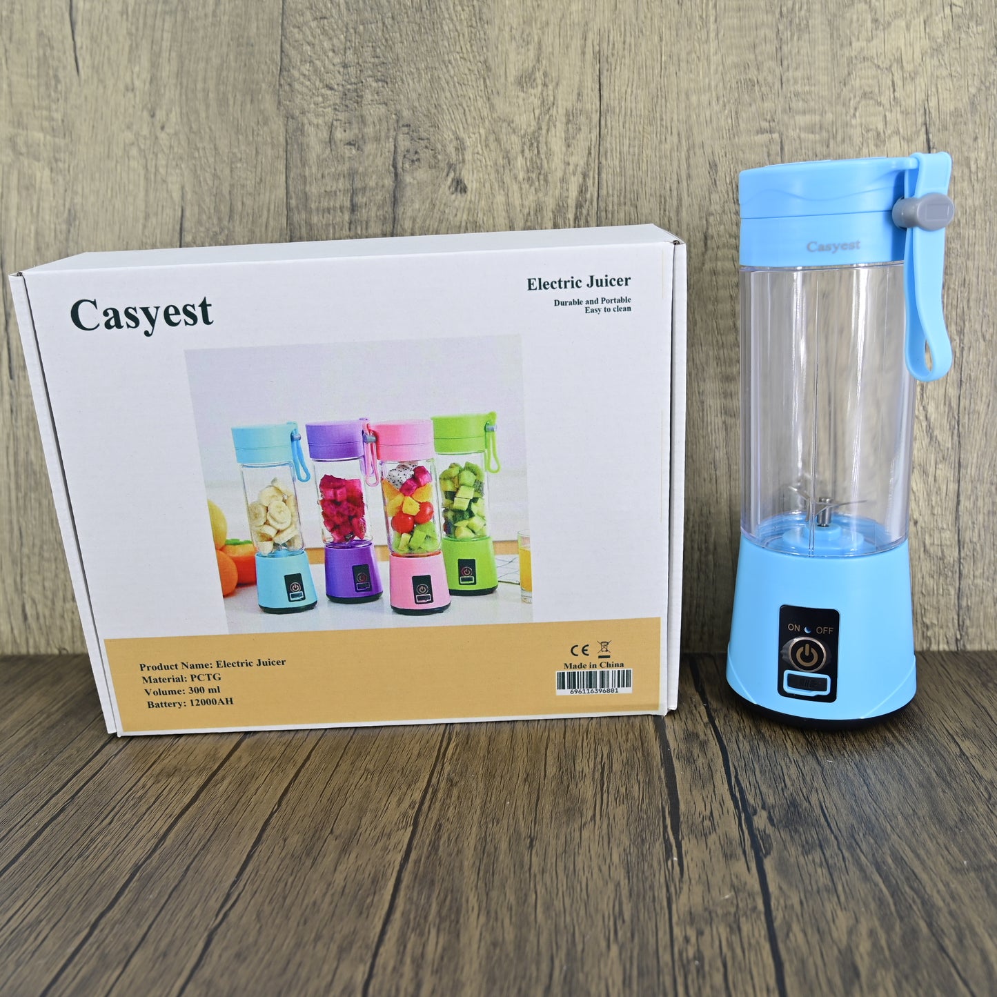 Casyest Portable Electrical Cup Juicer 300ML USB Rechargable