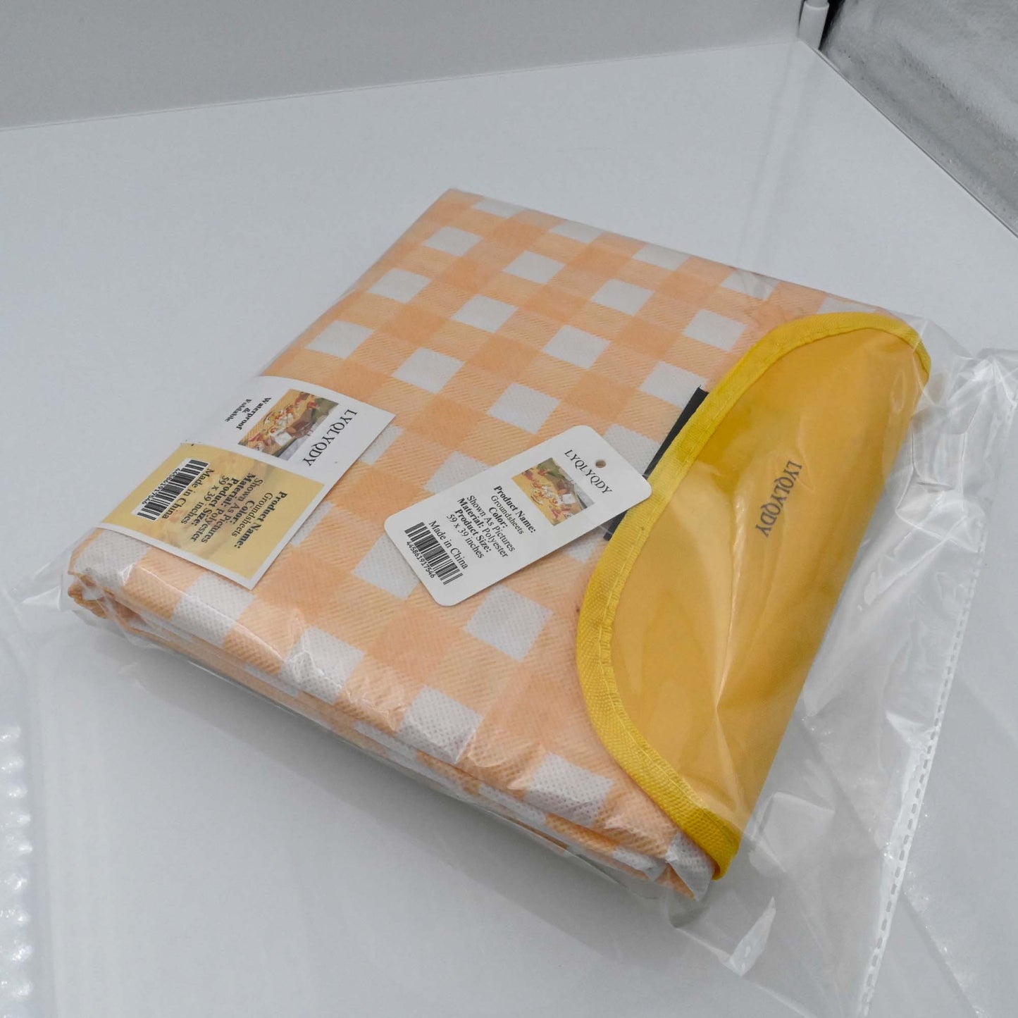LYQLYQDY Groundsheets Picnic Portable Foldable Plaid Blanket Groundsheet Waterproof Sheet