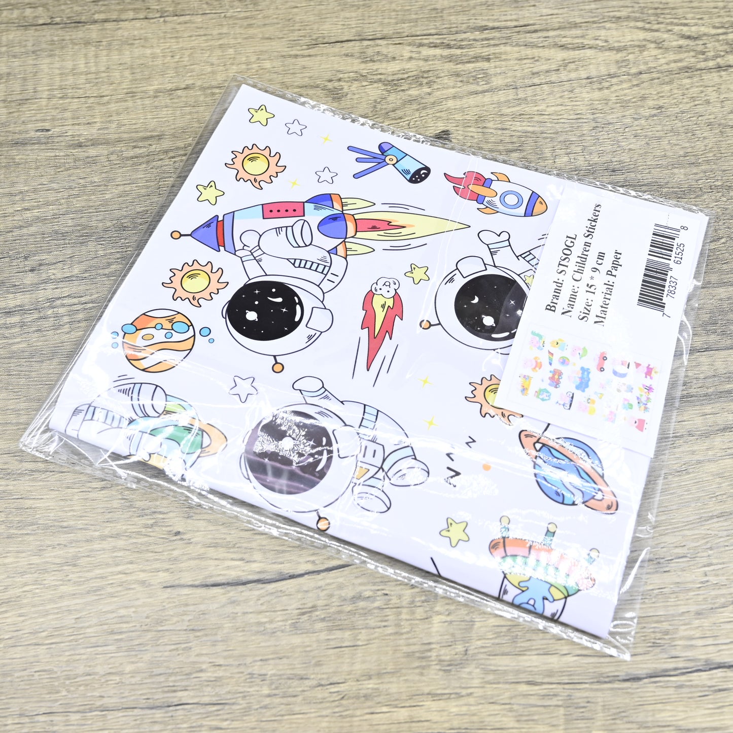 STSOGL Cartoon Animals Stickers Kids Notebook Decoration For Children Boys Girls