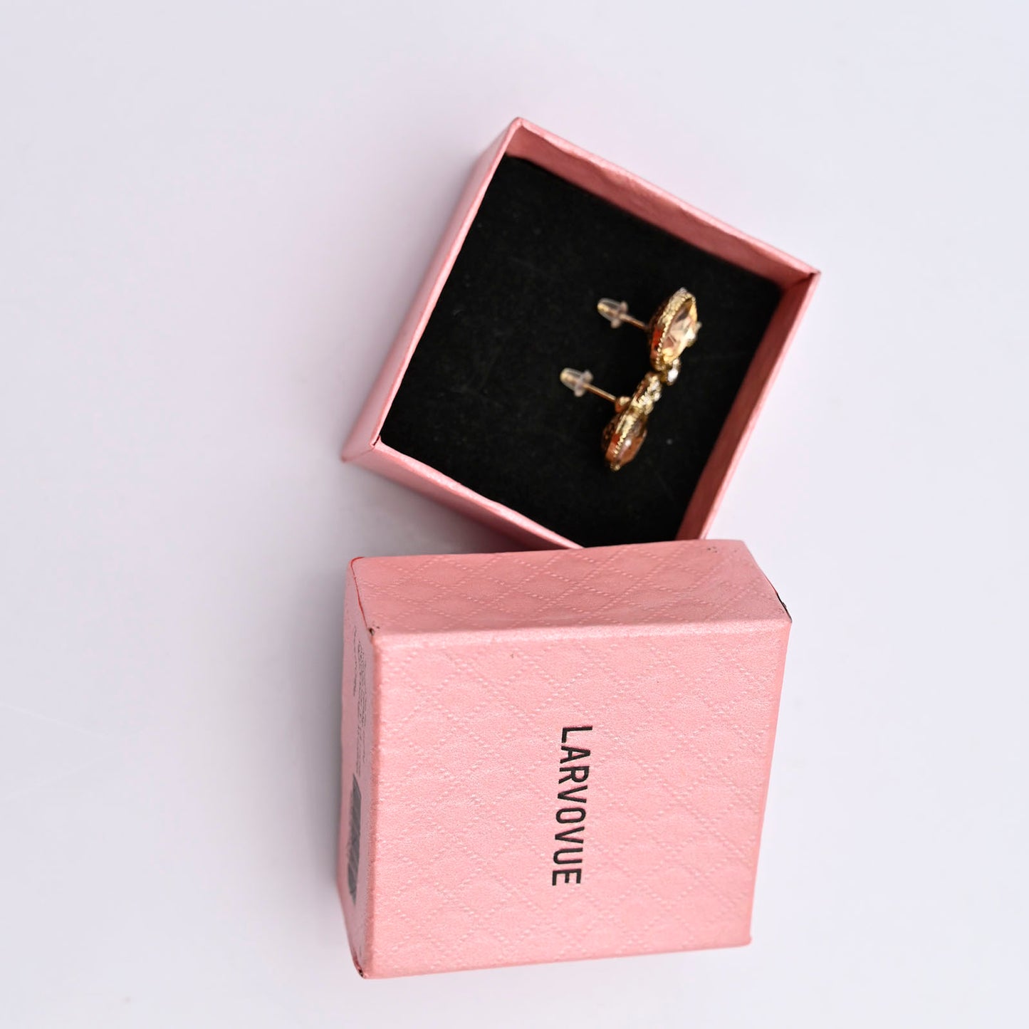 LARVOVUE Cute Animal Bunny Rabbit Ear Stud Earrings for Girl
