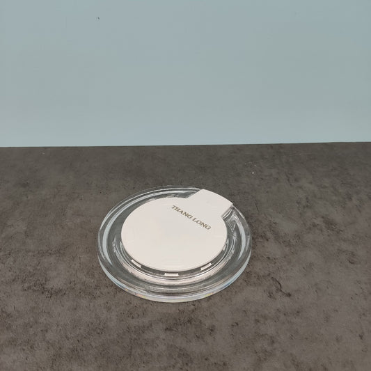 THANG LONG Wireless Chargers Qi-Certified Fast Charging Pad Cordless Flat Charger, Clear