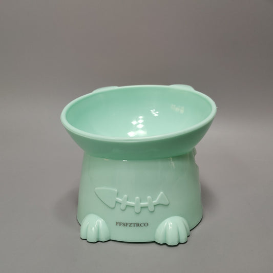 FFSFZTRCO Pet Feeder Bowl Dog Cat Feeding Cup Plastic Bowls Pet Accessories