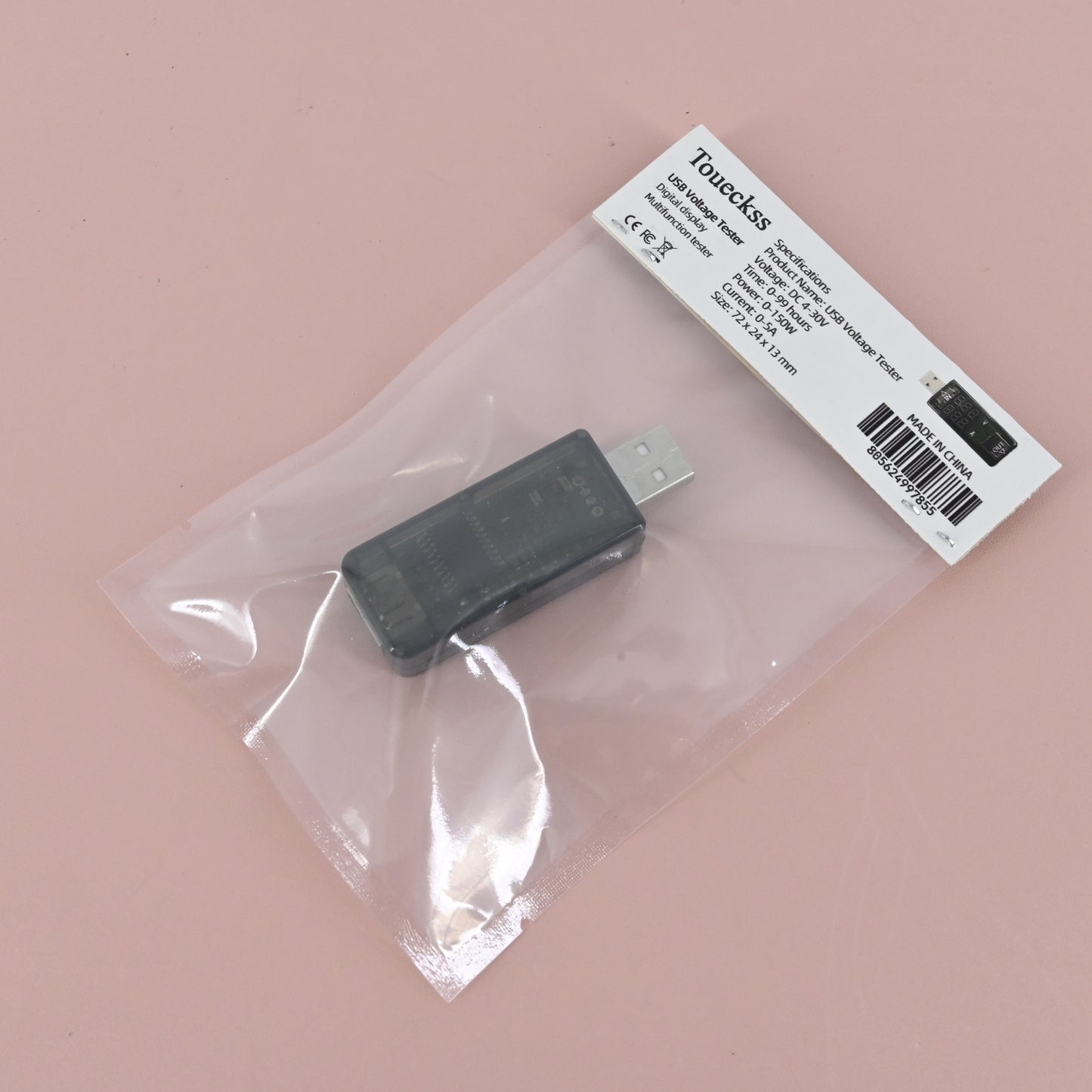 Toueckss USB Current Voltage Capacity Tester Capacity Tester Meter Mobile Power Detector