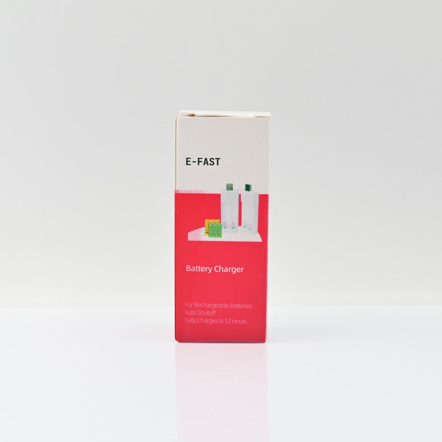 E-FAST Battery Charger 2 Slot Charger in White
