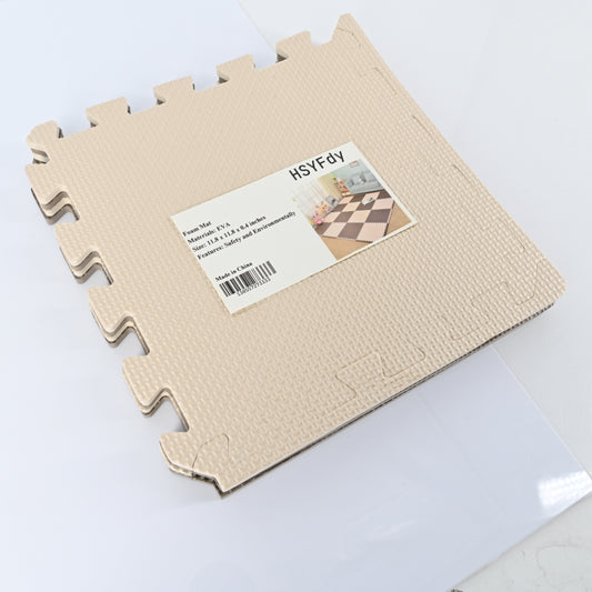 HSYFdy Soft Interlocking Foam Mat Children Exercise Playroom Gyms Mats