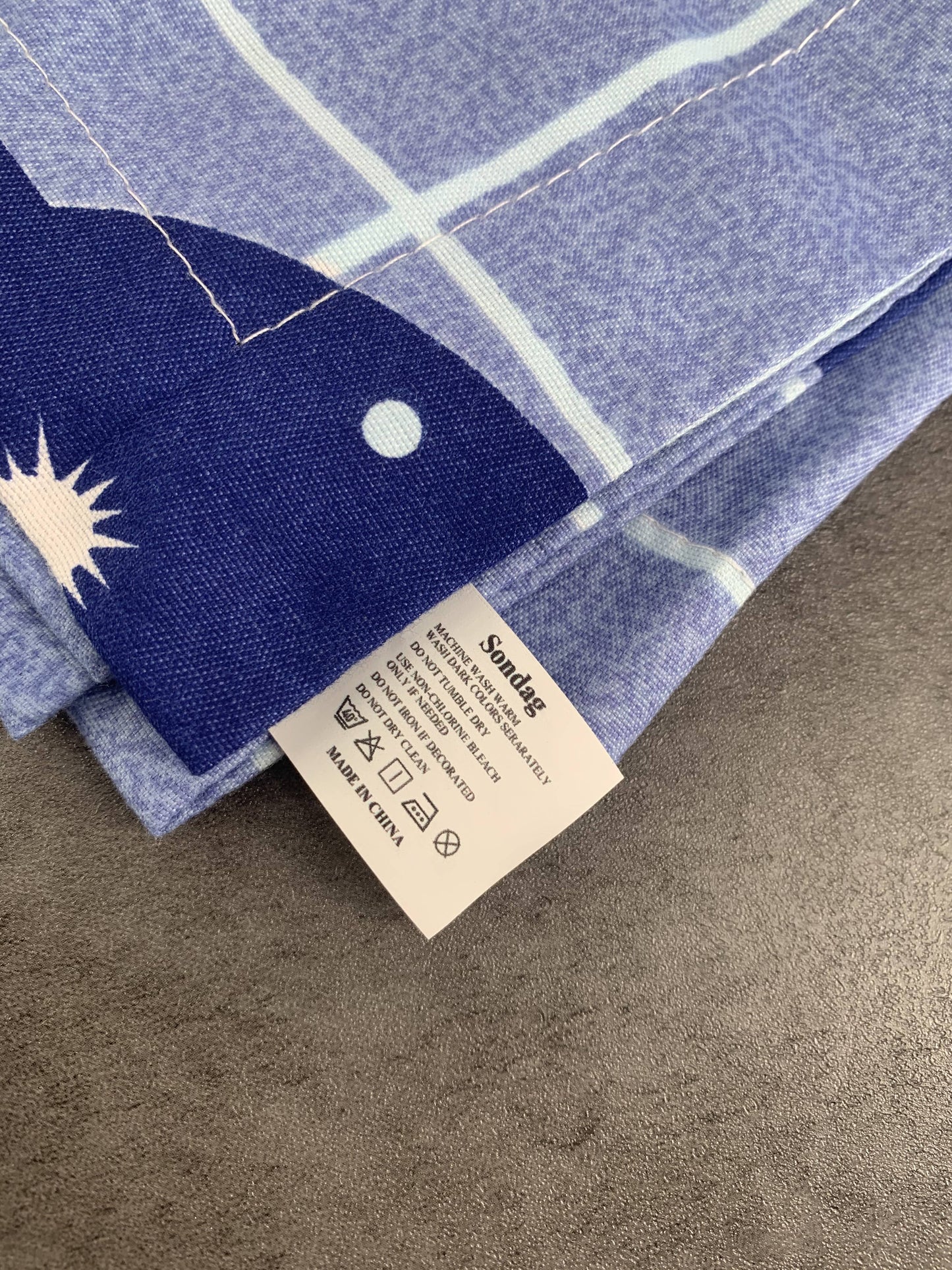 Sondag- Soft and Comfortable Pillow Case Cover Pillowcase In Blue