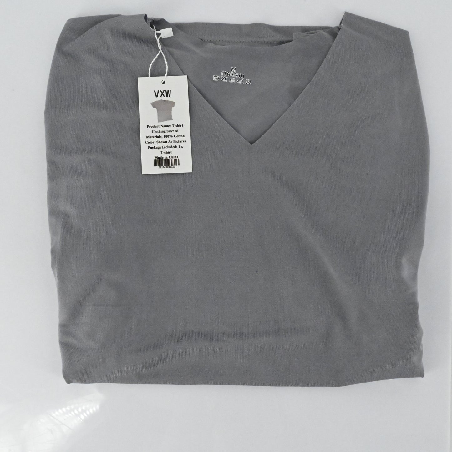 VXW Women Men Short 1-Pack Crewneck T-Shirt