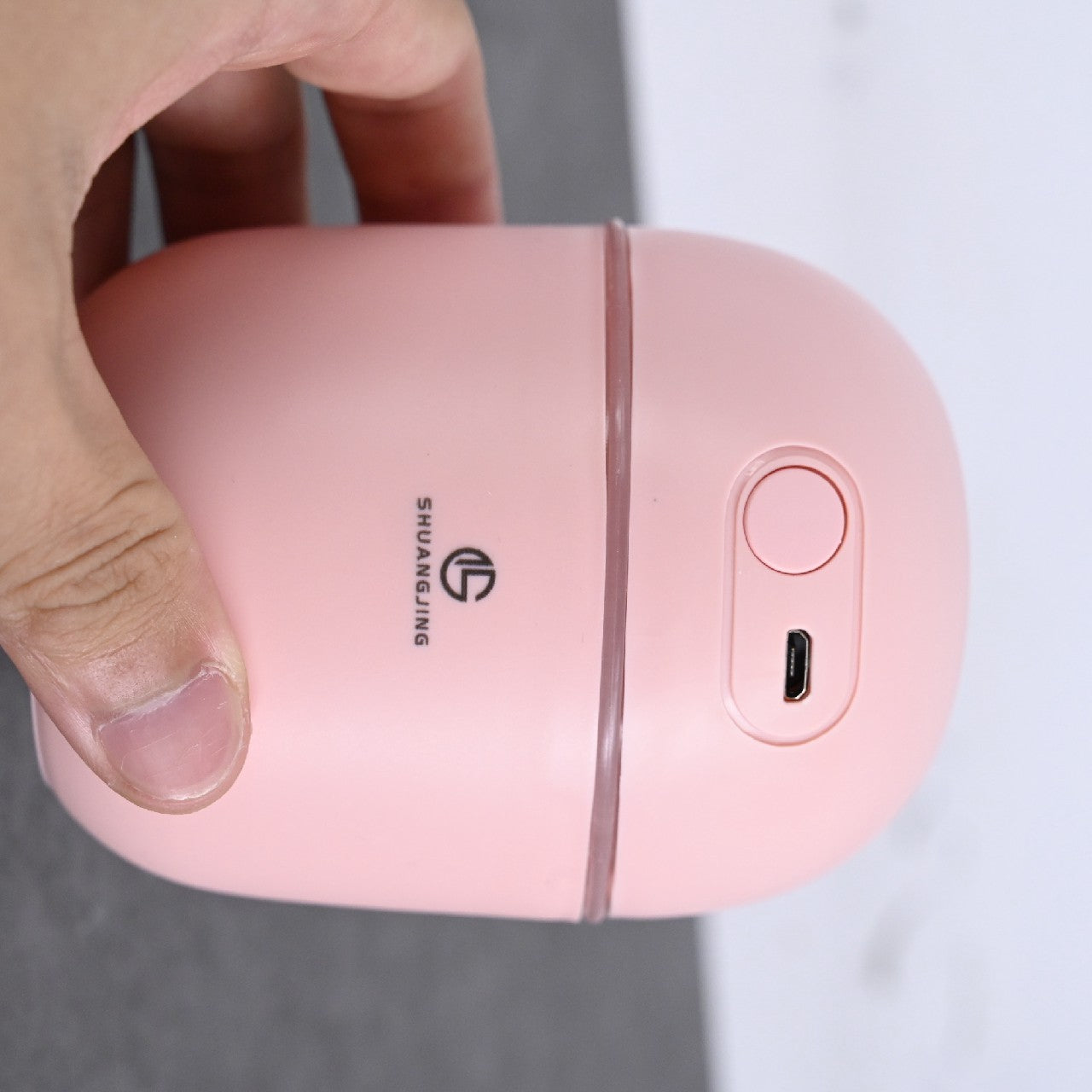 SHUANGJING Pink Portable USB Portable LED Mini Home Humidifiers 250ml for Bedroom