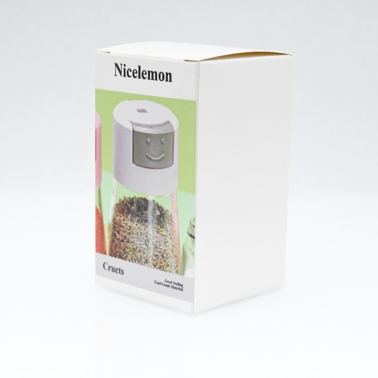 Nicelemon Press-type Glass Cruets Leak-proof Cruets Bottle Plastic Cover