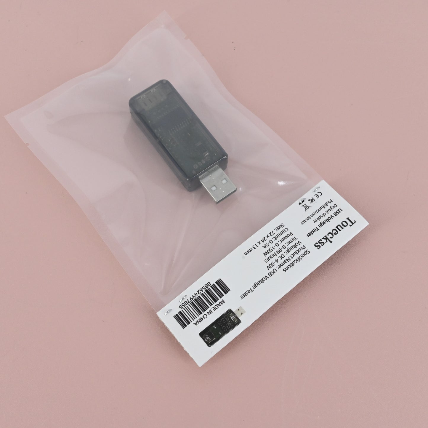 Toueckss USB Current Voltage Capacity Tester Capacity Tester Meter Mobile Power Detector