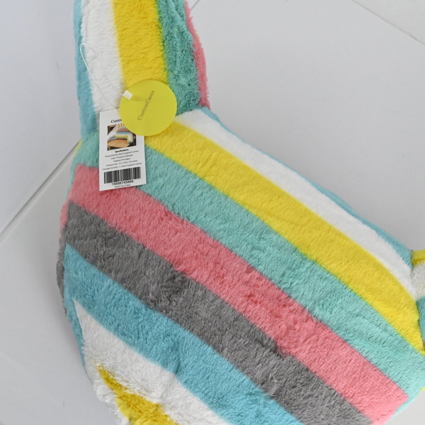 CustonCares Cute Cartoon Lumbar Support Chair Cushion Sofa Cushion Back Pillow