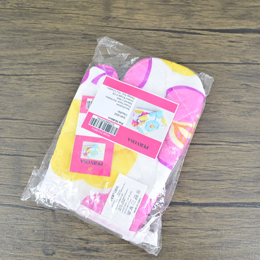 PERVOSA Heat Resistant Oven Mitts Barbecue Mitts Household Kitchen Baking Tools