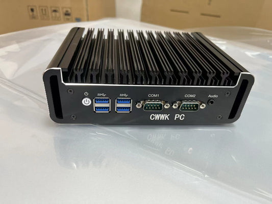 CWWK PC Micro Computer PC Decktop Computer, WiFi /4K /Bluetooth in Black