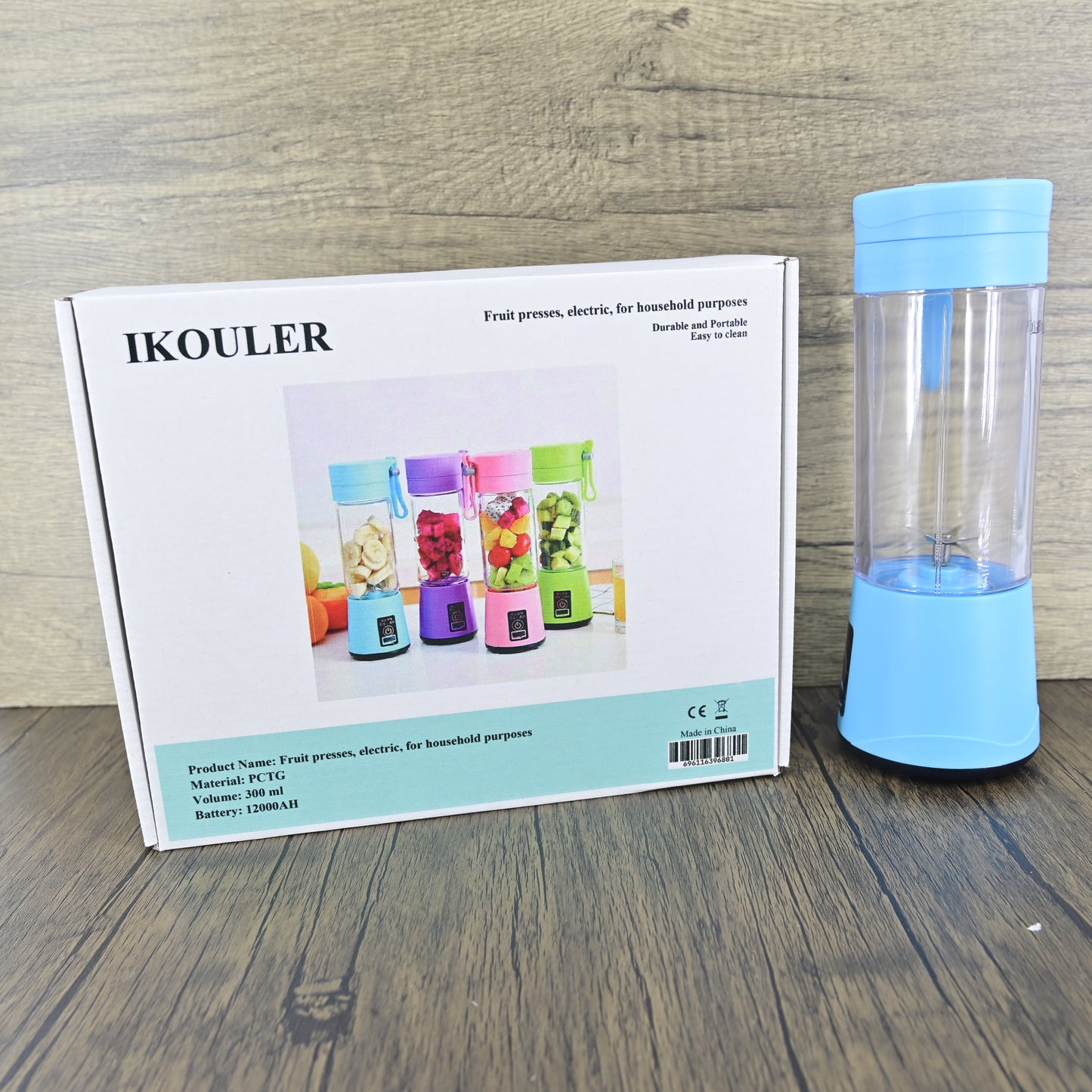 IKOULER Electric Fruit Presses Portable Household Cup Juicer 300ML USB Rechargable