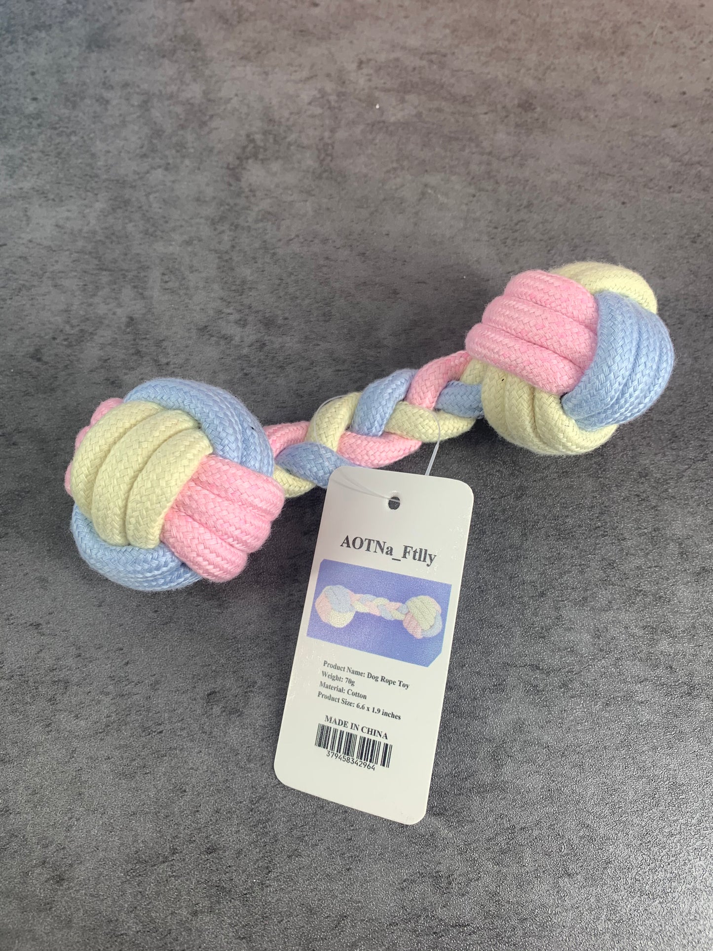 AOTNa_Ftlly Pet Toy Dog Rope Toy for Agressive Chewer Chew Toy for Medium to Large Dogs