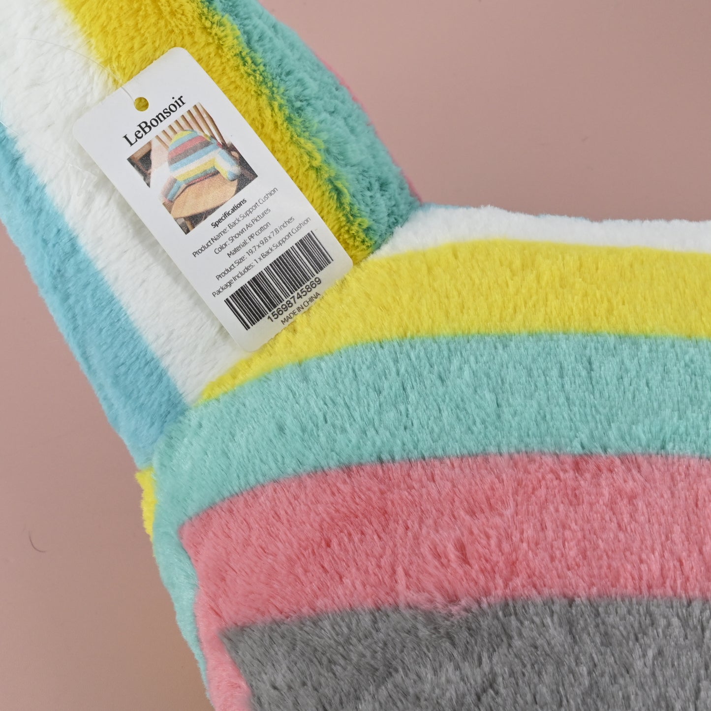 LeBonsoir Cute Cartoon Lumbar Support Chair Cushion Sofa Cushion Back Pillow