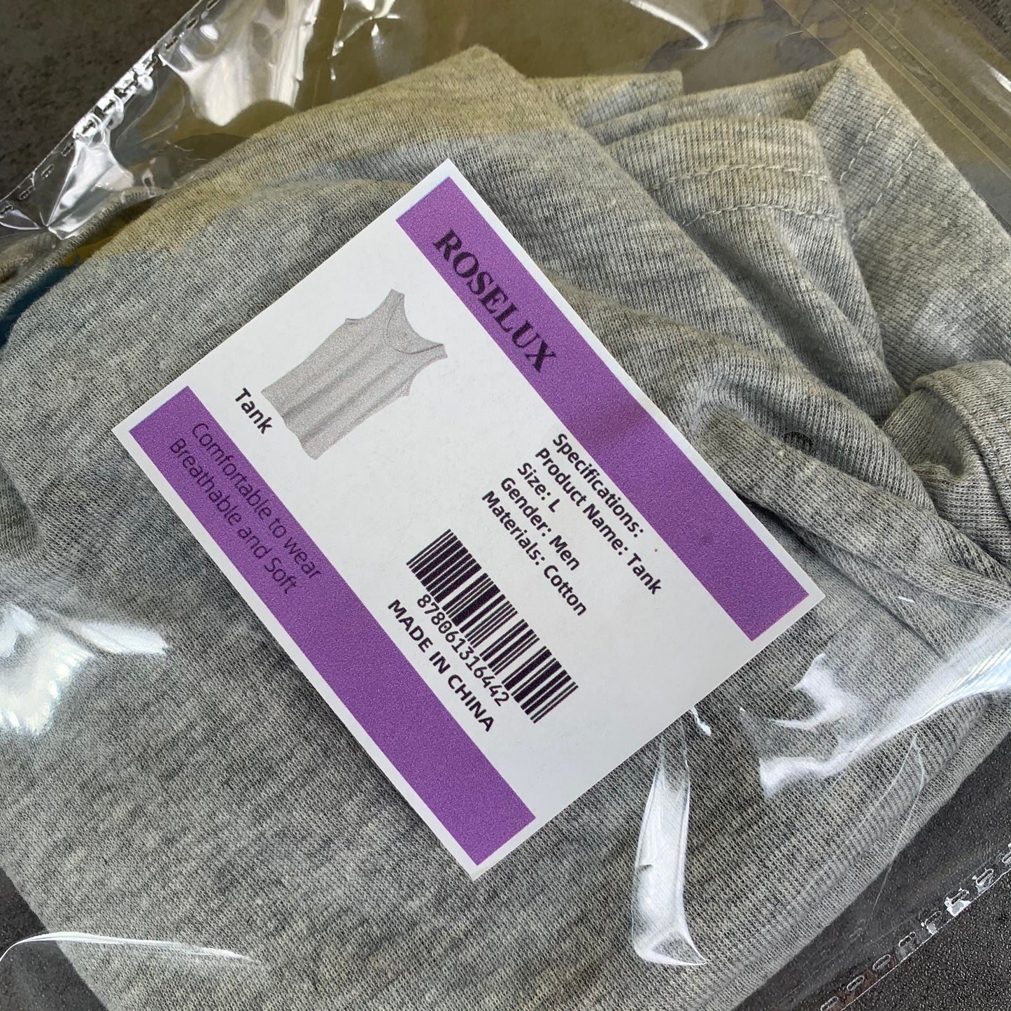 ROSELUX Quick Dry, Moisture Wicking Tank Top