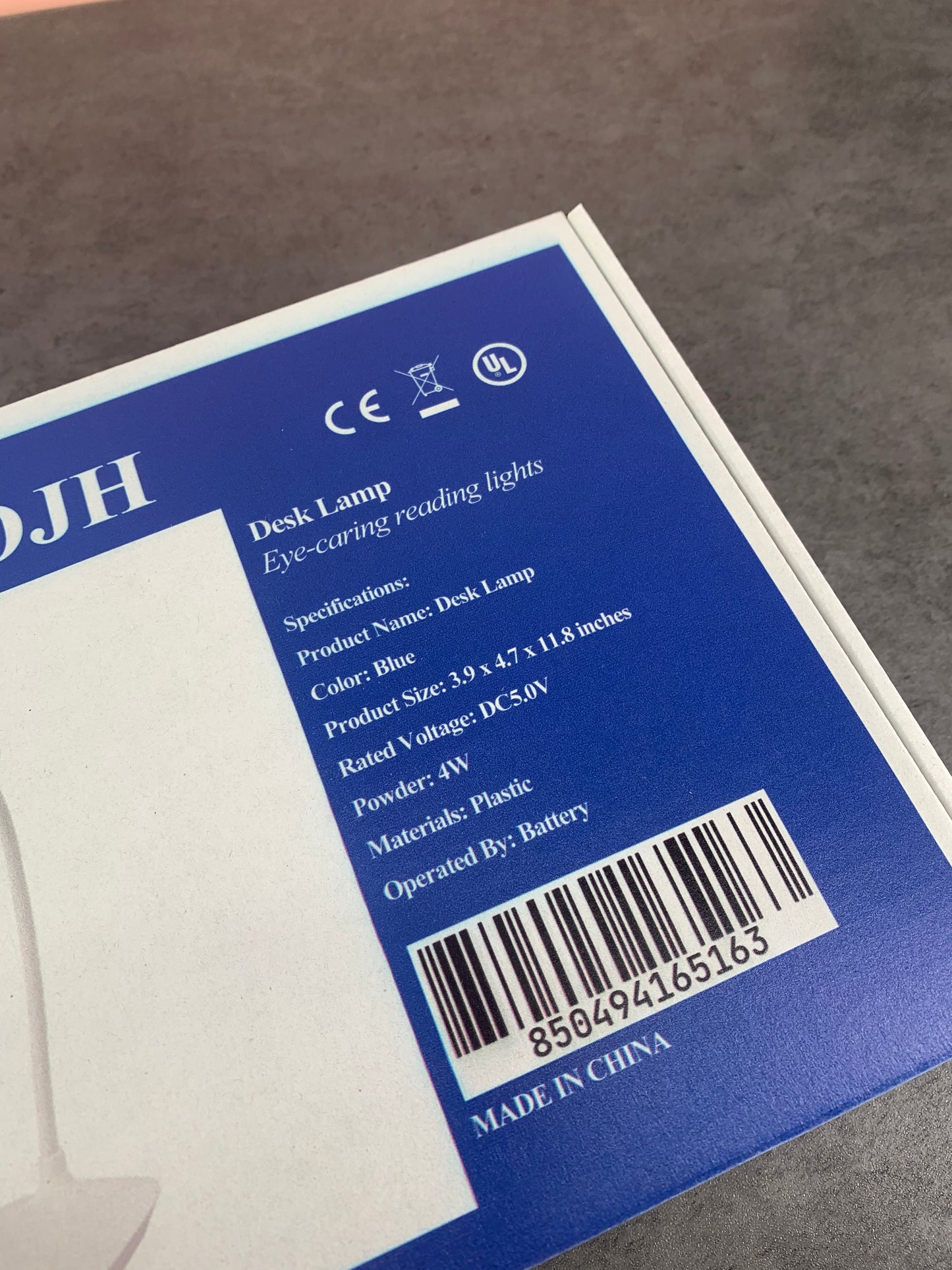 TGHSOJH LED Desktop Reading Light Touch Control 5W Desk Light Blue for Study Office in White