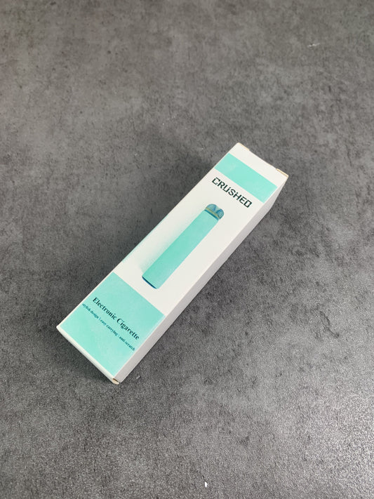 CRUSHED Light Nicotine Fruit Flavor Content E-cigarettes in Green