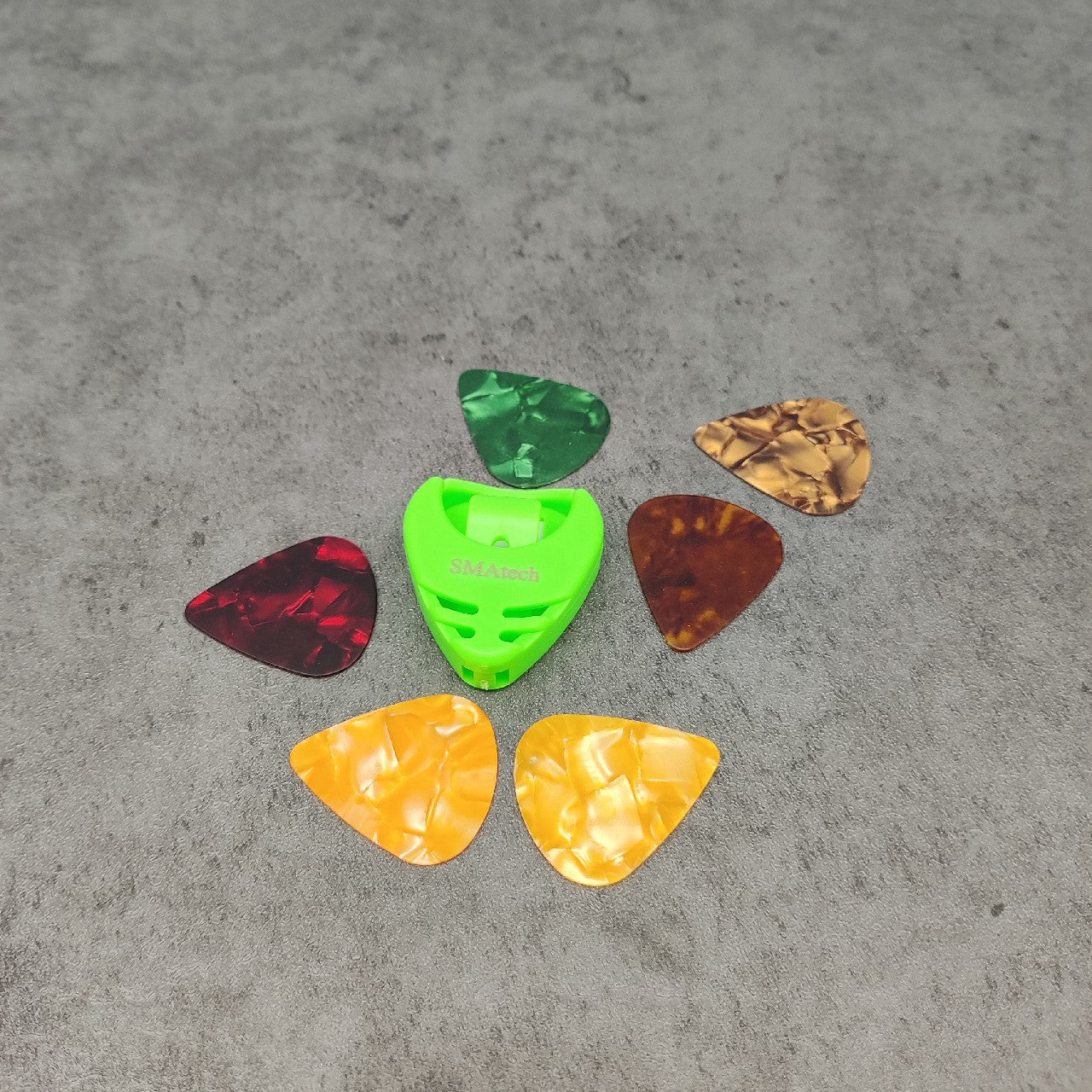 SMAtech Guitar Picks Standard Picks for Bass Electric Acoustic Guitars Ukulele